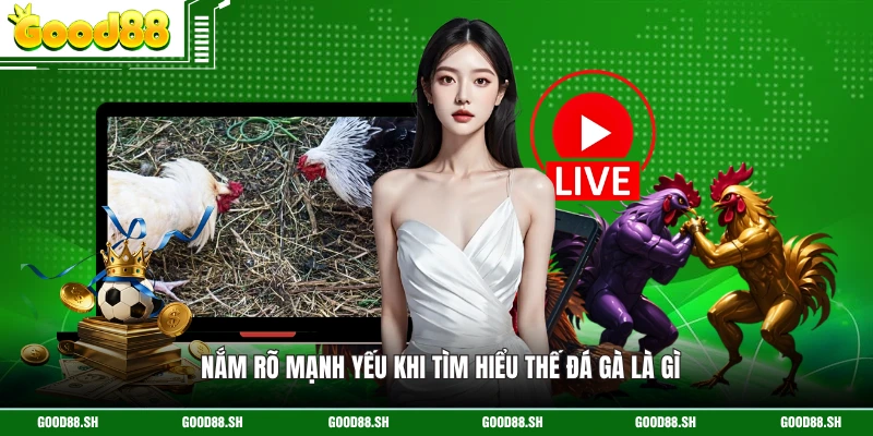 Nắm rõ mạnh yếu khi tìm hiểu thế đá gà là gì